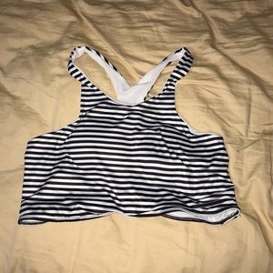 💕 Striped swimsuit top